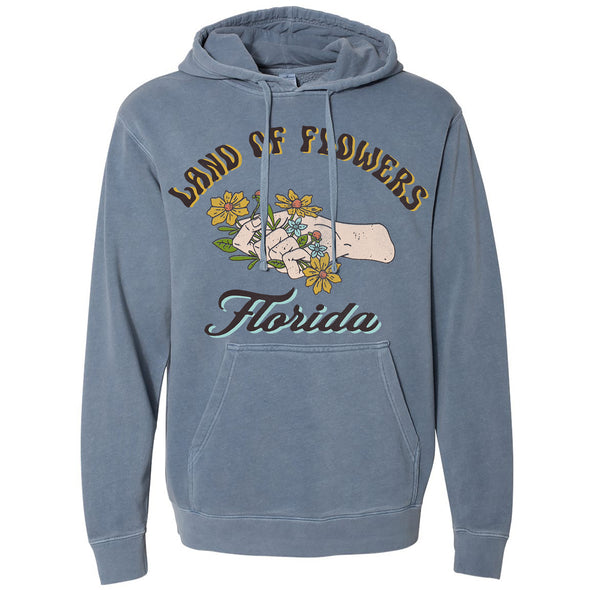 Land of Flowers Florida Pullover Hoodie