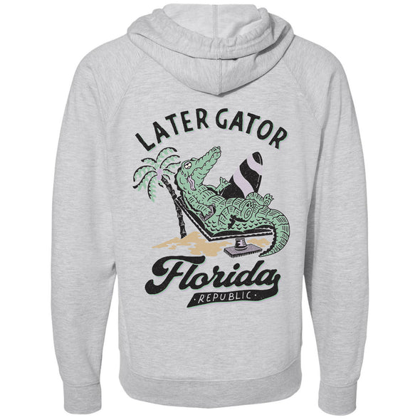 Later Gator Florida Raglan Zipper Hoodie