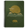 It's Always Sunny In California Olive Spiral Notebook-CA LIMITED