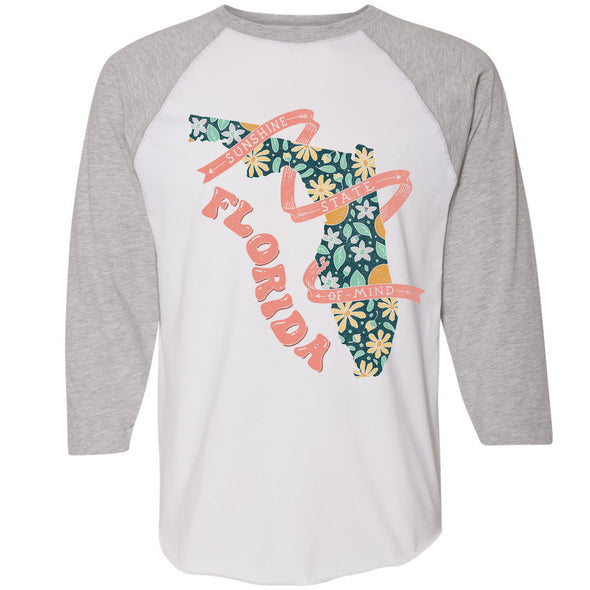 Sunshine State Florida Baseball Tee