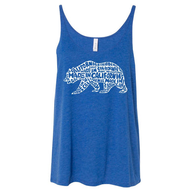 Made In California Bear Flowy Tank-CA LIMITED