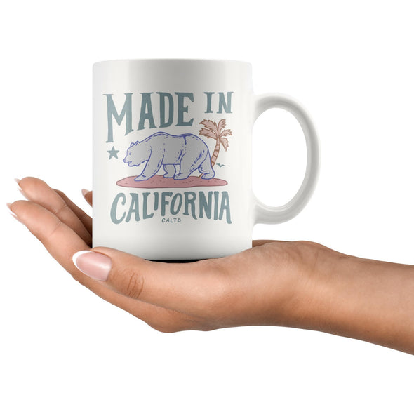 Made in California Blue-Grey Mug-CA LIMITED