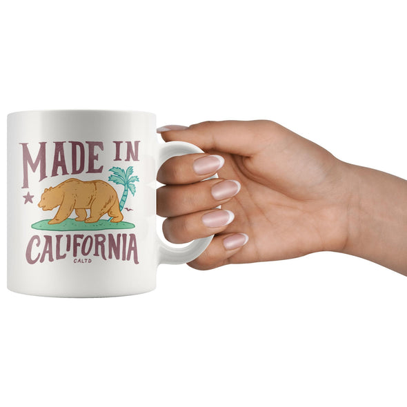 Made in California Maroon Mug-CA LIMITED