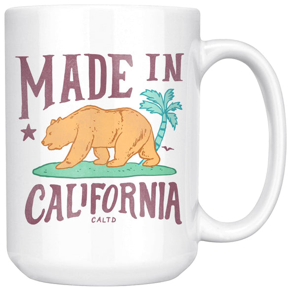 Made in California Maroon Mug-CA LIMITED