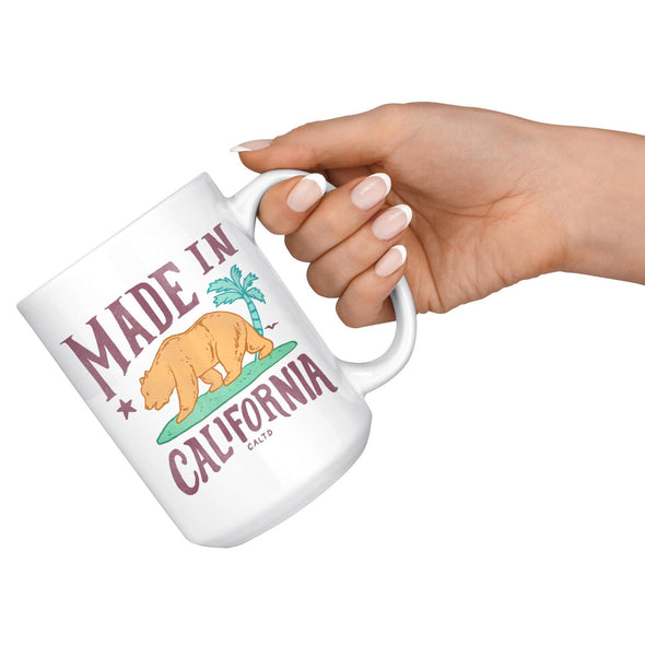 Made in California Maroon Mug-CA LIMITED