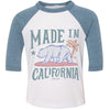 Made in California Toddler Baseball Tee-CA LIMITED