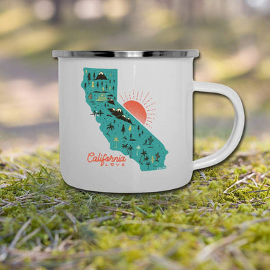 Map CA Love Camper Mug-CA LIMITED