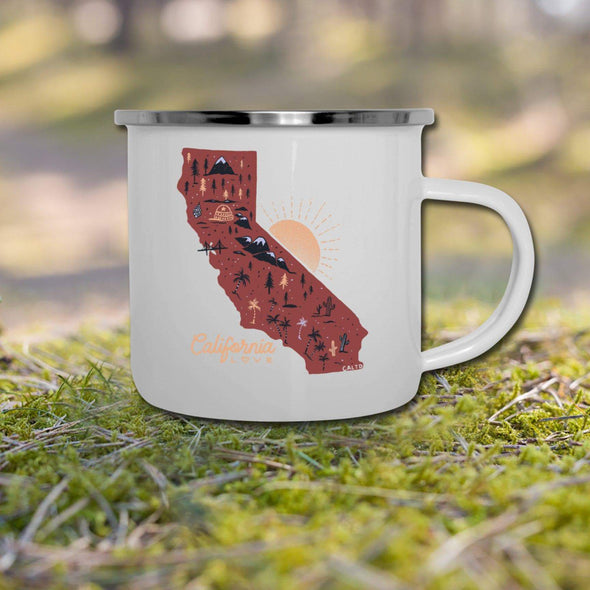 Map CA Love Camper Mug-CA LIMITED