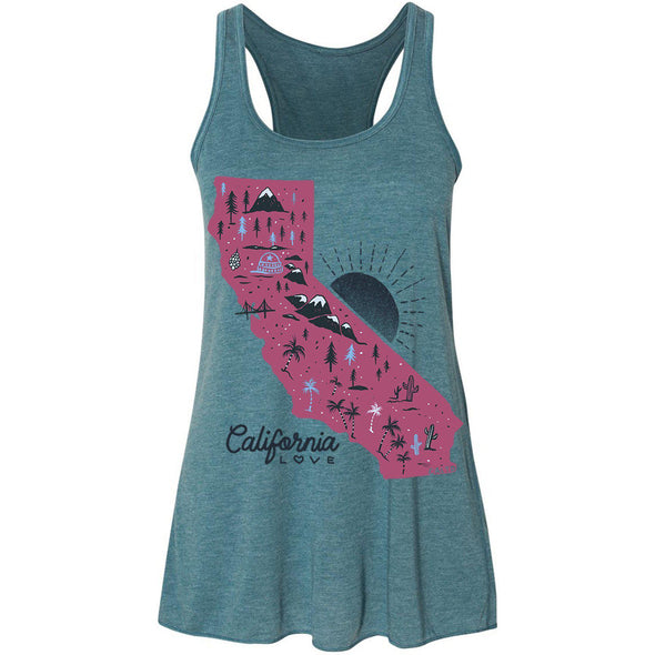 Map CA Love Flowy Tank-CA LIMITED