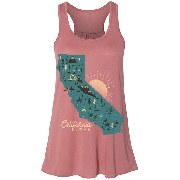 Map CA Love Flowy Tank-CA LIMITED