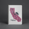Map CA Love Grey Spiral Notebook-CA LIMITED
