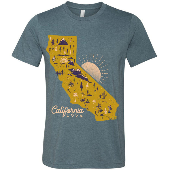 Map CA Love Tee-CA LIMITED