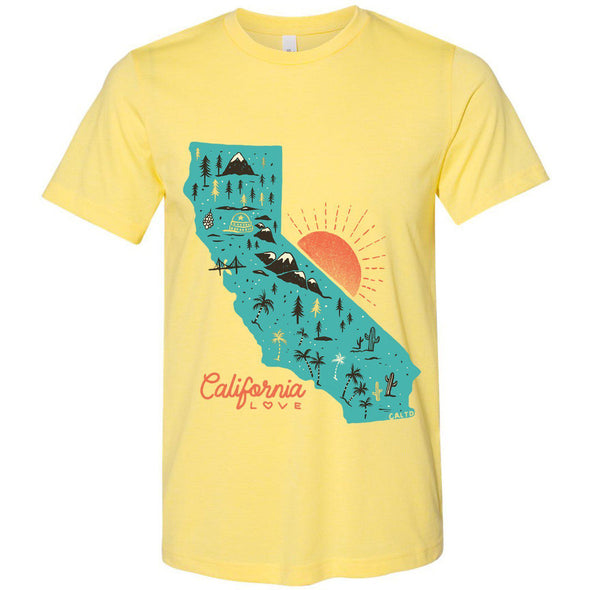 Map CA Love Tee-CA LIMITED