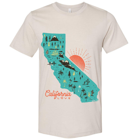 Map CA Love Tee-CA LIMITED