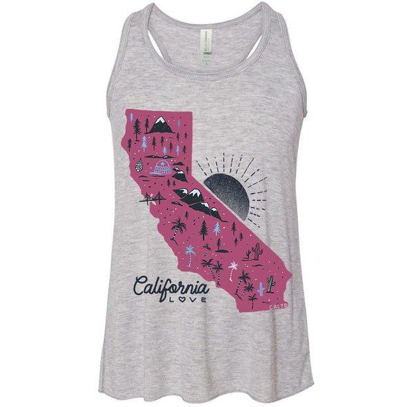 Map CA Love Youth Flowy Tank-CA LIMITED