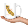 Map Ca Love Yellow Mug-CA LIMITED