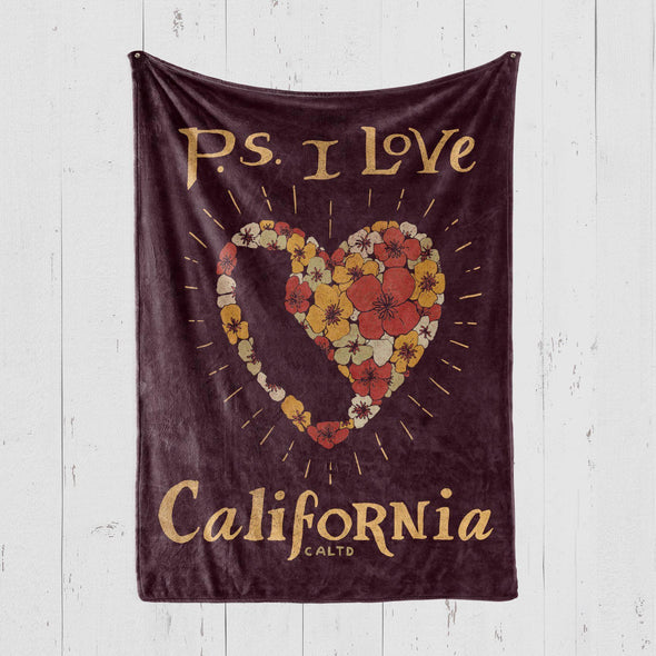 P.S. I Love California Blanket-CA LIMITED