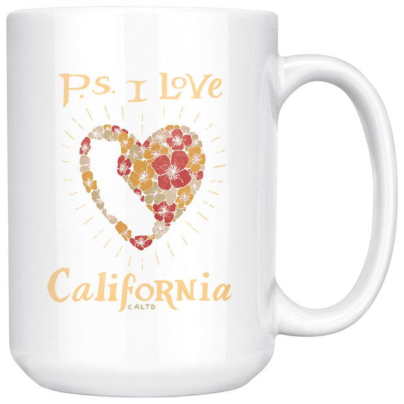 P.S. I Love California Mug-CA LIMITED