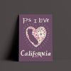 P.S. I Love California Plum Poster-CA LIMITED