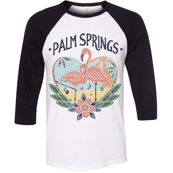 Palm Springs Baseball Tee-CA LIMITED