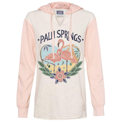 Palm Springs Two Tones Hoodie-CA LIMITED