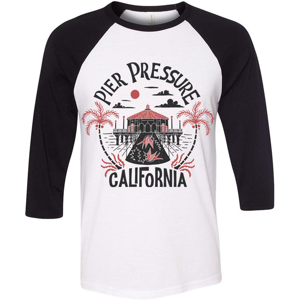 Pier Pressure Baseball Tee-CA LIMITED