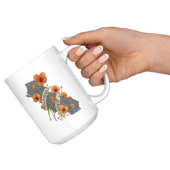 Poppies CA Love Mug-CA LIMITED