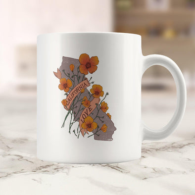 Poppies CA Love Mug-CA LIMITED