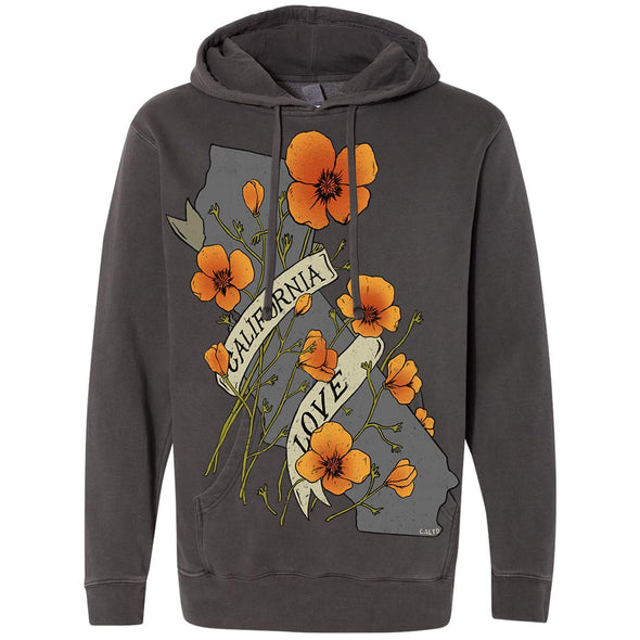 Poppies CA Love Pullover Hoodie-CA LIMITED