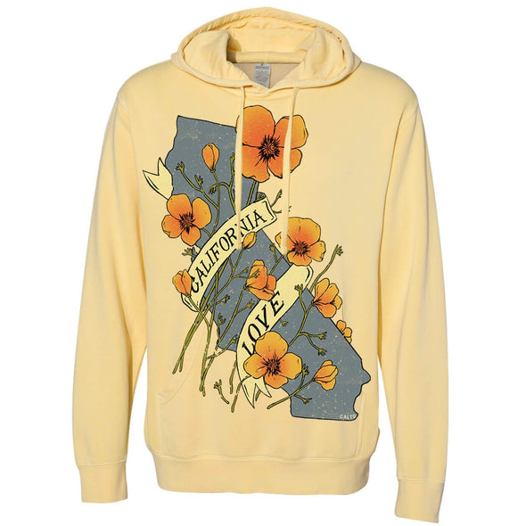 Poppies CA Love Pullover Hoodie-CA LIMITED