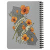 Poppy CA Love Grey Spiral Notebook-CA LIMITED