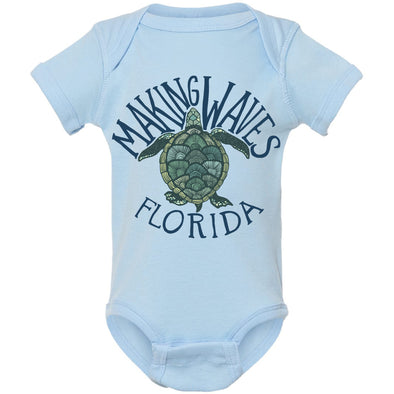 Sea Turtle Florida Baby Onesie