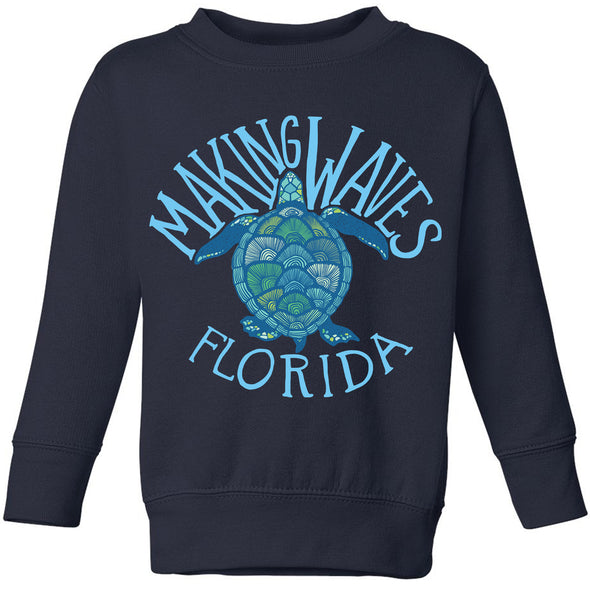 Sea Turtle Florida Toddlers Sweater