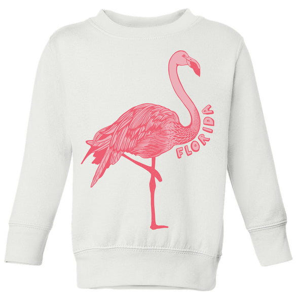 Flamingo Florida Toddlers Sweater