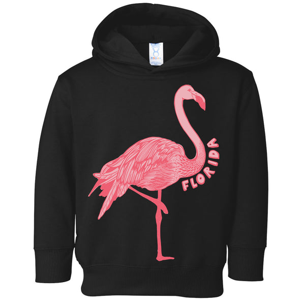 Flamingo Florida Toddlers Hoodie