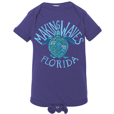 Sea Turtle Florida Baby Onesie