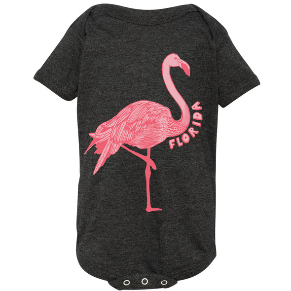 Flamingo Florida Baby Onesie