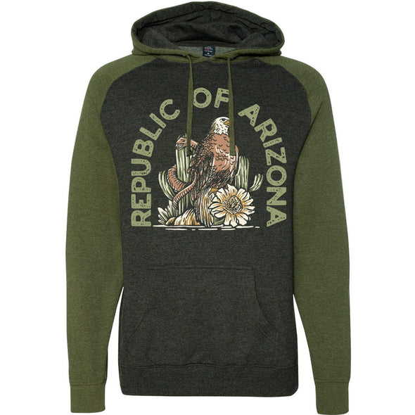 Republic Of Arizona Raglan Sweatshirt-CA LIMITED