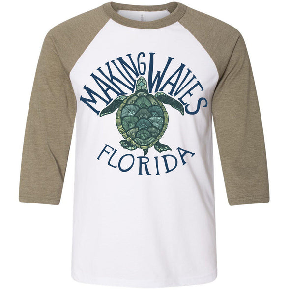 Sea Turtle FL Baseball Tee-CA LIMITED