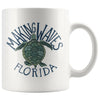 Sea Turtle FL Blue Ceramic Mug-CA LIMITED