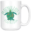 Sea Turtle FL Green Ceramic Mug-CA LIMITED