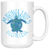 Sea Turtle FL Light Blue Ceramic Mug-CA LIMITED