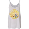 Starburst Orange Flowy Tank-CA LIMITED