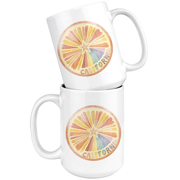 Starburst Orange Mug-CA LIMITED