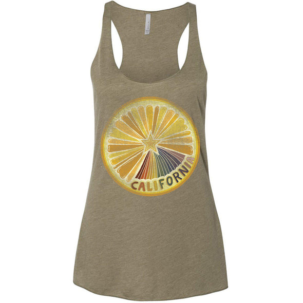 Starburst Orange Racerback Tank-CA LIMITED