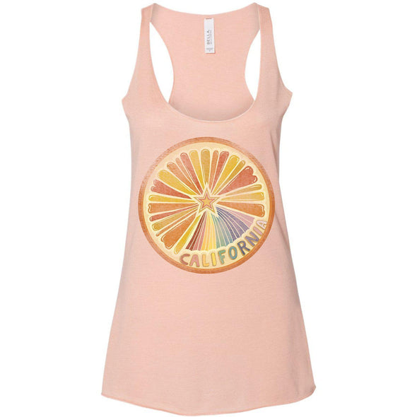 Starburst Orange Racerback Tank-CA LIMITED