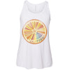 Starburst Orange Youth Flowy Tank-CA LIMITED