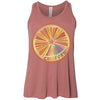 Starburst Orange Youth Flowy Tank-CA LIMITED