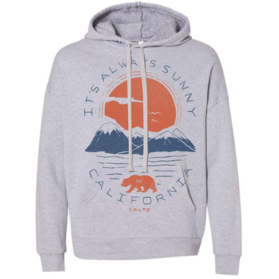 Sunny California Drop Shoulder Hoodie-CA LIMITED