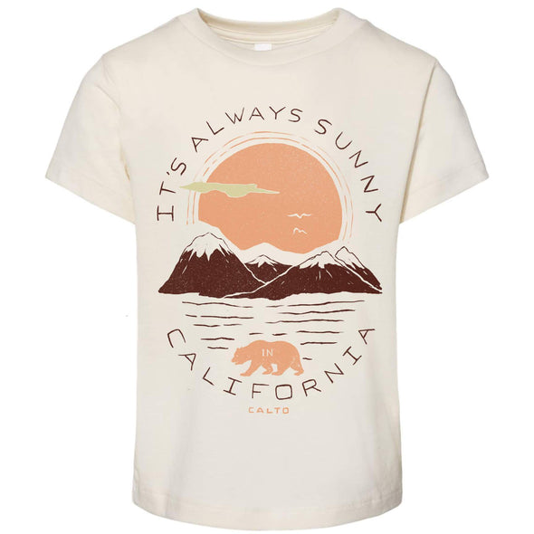 Sunny California Toddlers Tee-CA LIMITED